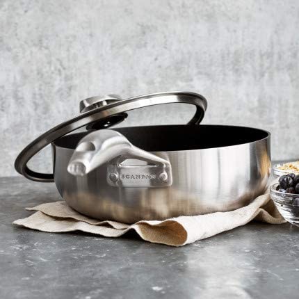 Scanpan ES5 Deep Sauté Pan with Lid, 4 qt.